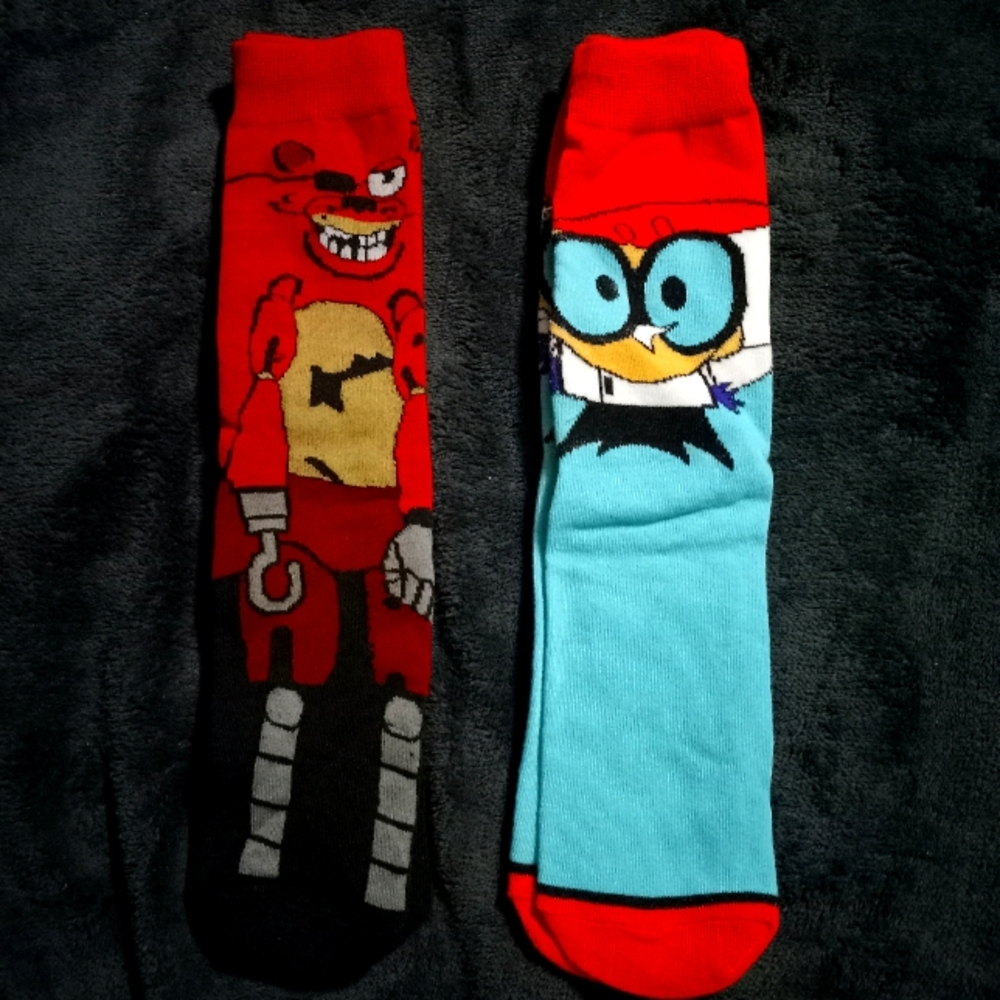 NWT 2 PAIR CARTOON SOCKS